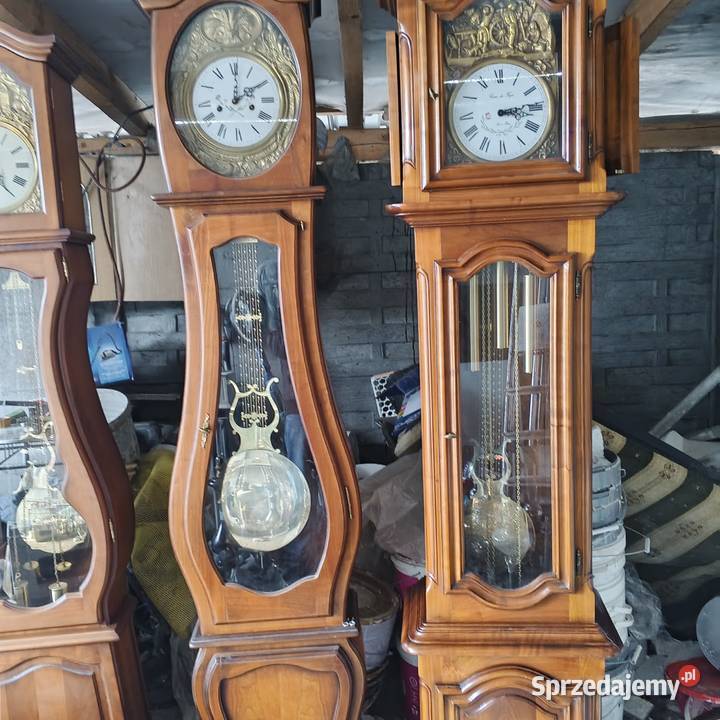 zegary stojace z francji Fałków