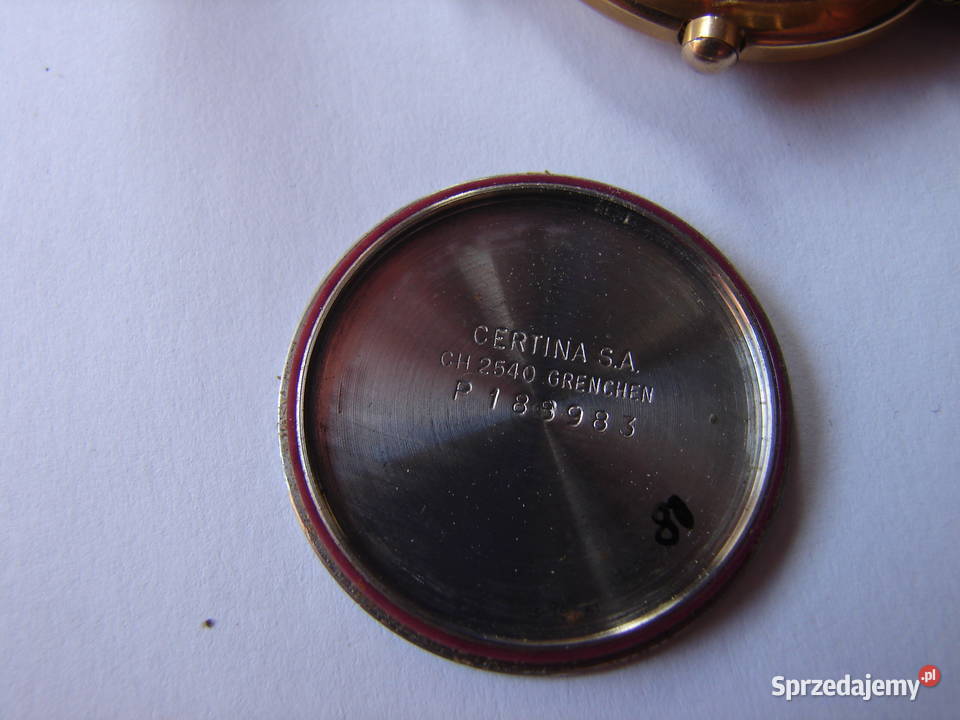 Certina z datownikiem stary męski zegarek Warszawa sprzedam