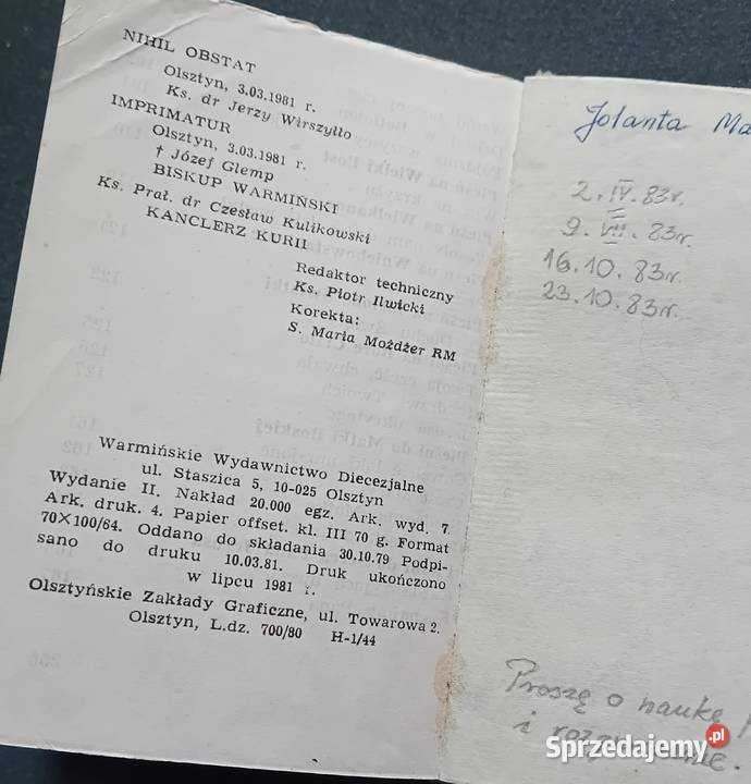 Ks Władysław Koperski Effeta Modlitewnik Koźminek