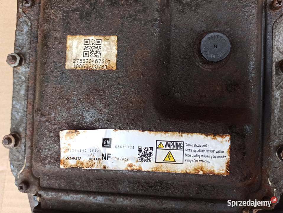 Opel Zafira B 17 cdti sterownik silnika komputer Bolesławiec