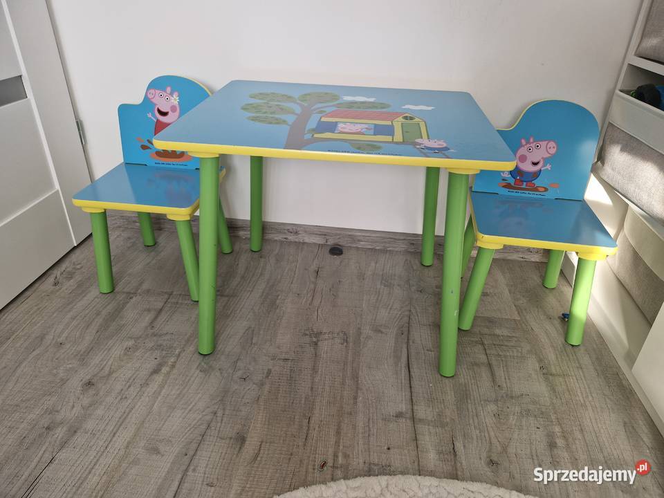 Stolik plus krzesełka świnka peppa Warszawa