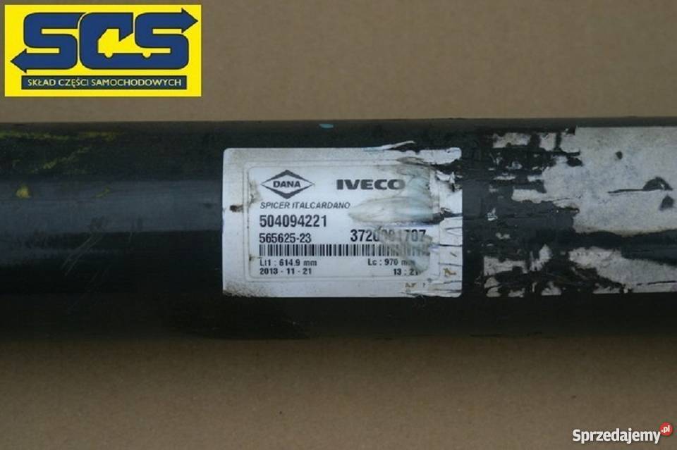 IVECO WAŁ NAPĘDOWY 504094221 615 DŁUGOŚCI Układ napędowy Bieleń