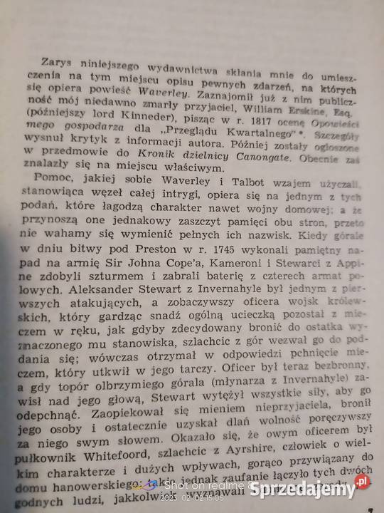 Waverly Scott książki pierwsze wydanie Księgarnia Praga okaz Warszawa ...