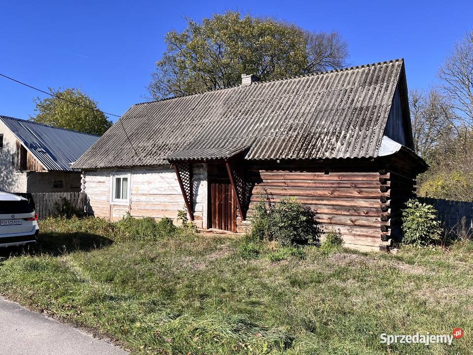 Dom drewniany z bali do rozbiorki Wola Duża