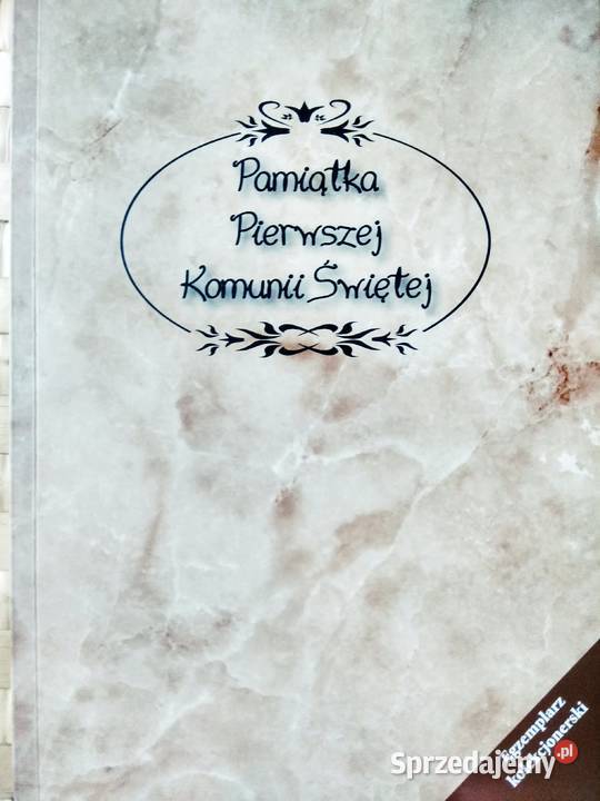 Pamiątka pierwszej komunii Świętej książki Warszawa