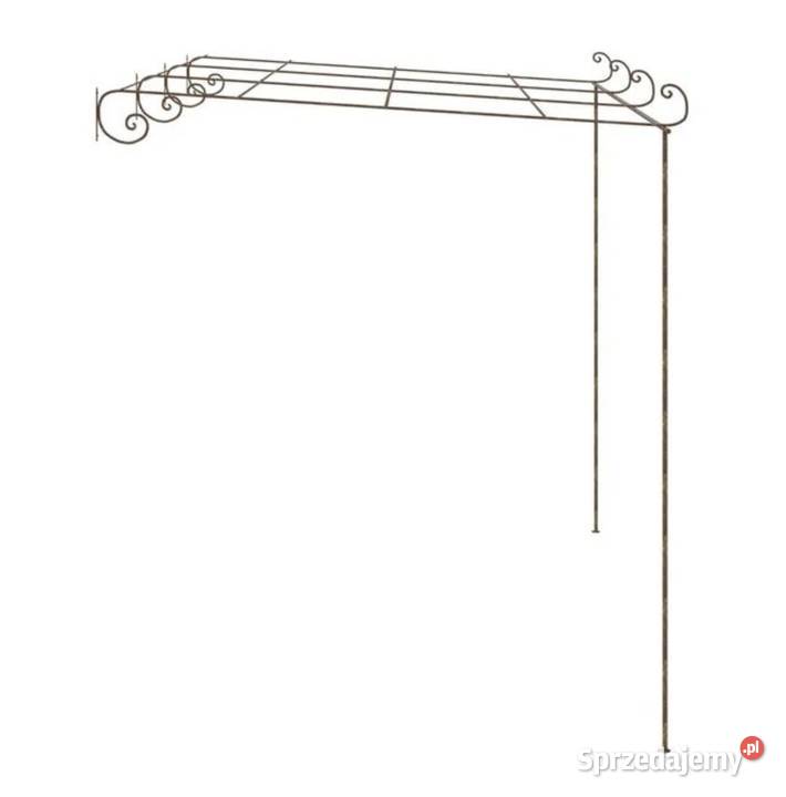 Pergola ogrodowa antyczny brąz 4x3x25