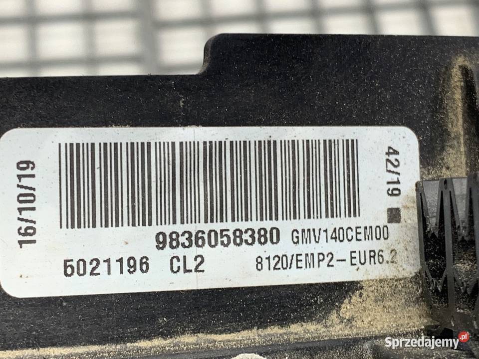 WENTYLATOR CHŁODNICY OPEL GRANDLAND 12 131 osobowe