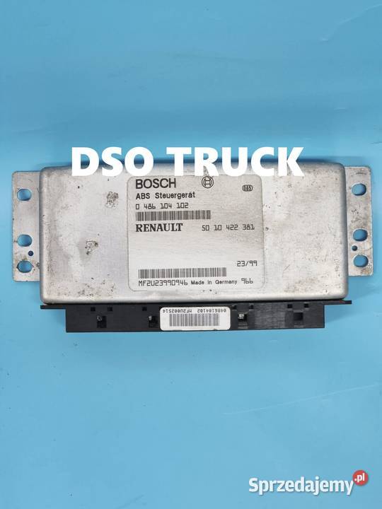 5010422381 BOSCH 0486104102 Kaseta Sterownik ABS Układ ABS i ESP Układ hamulcowy
