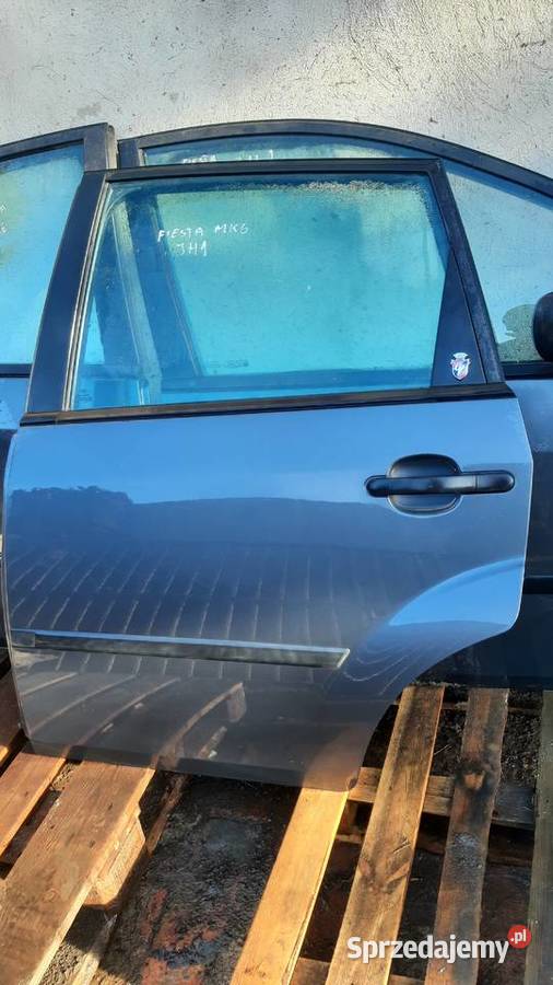 Drzwi Ford Fiesta mk6 lak JH1 kompletne bez Dębno sprzedam