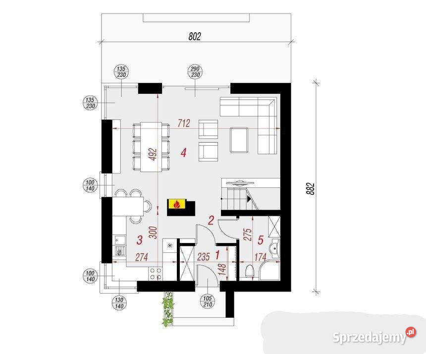 Sprzedaż Nowy Dom wolnostoj powmieszkalna 94 m2 Górki sprzedam