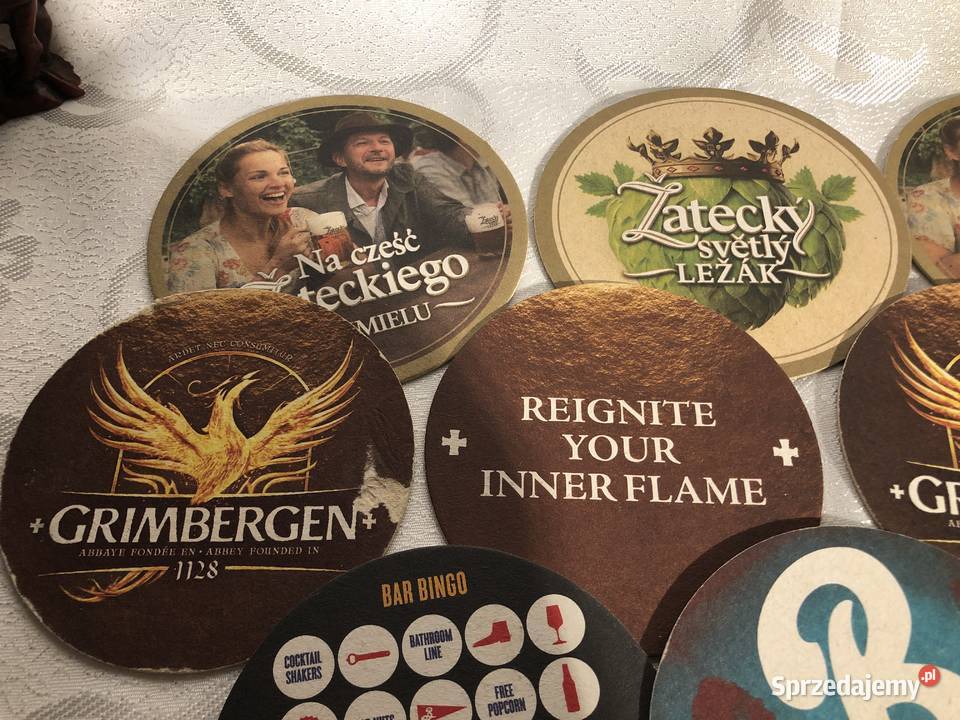 podkładek pod szklanki czy kufle do piwa Birofilistyka mazowieckie Zegrze sprzedam