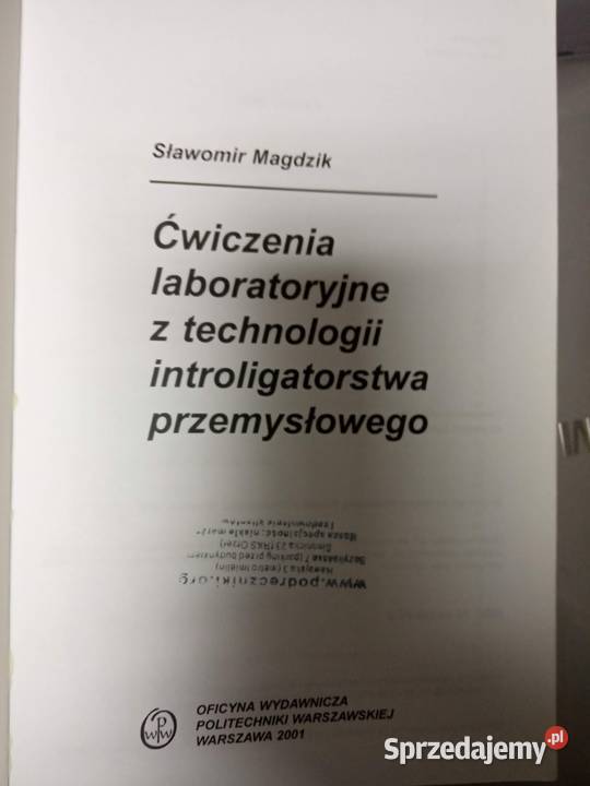 Ćwiczenia laboratoryjne z technologii książki Warszawa