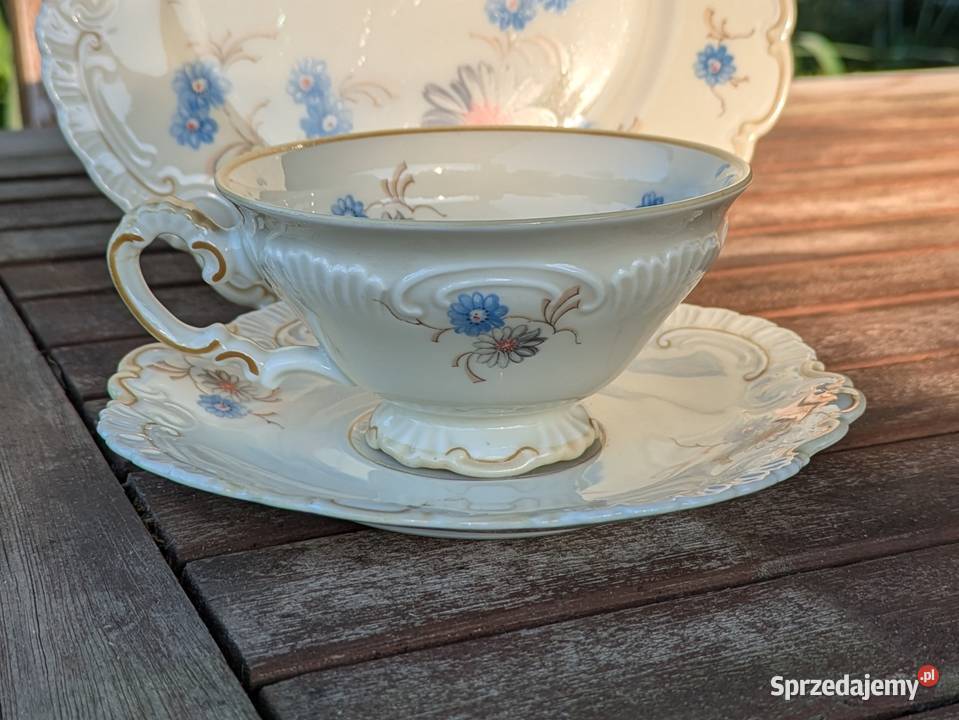 Niecodzienne Trio Carstens Sorau Żary Porcelana i szkło Legnica