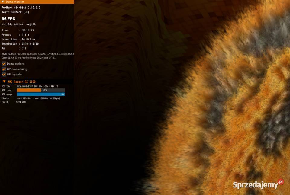 Karta graficzna Radeon RX 6800 16GB MSI GAMING Żyrardów