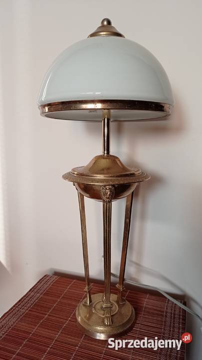 Mosiężna lampka nocna artdeko sprzedam