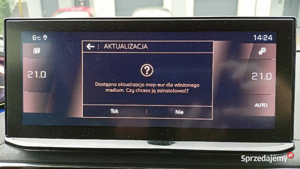 Aktualizacja oprogramowania do nawigacji Peugeot Aleksandrów Łódzki