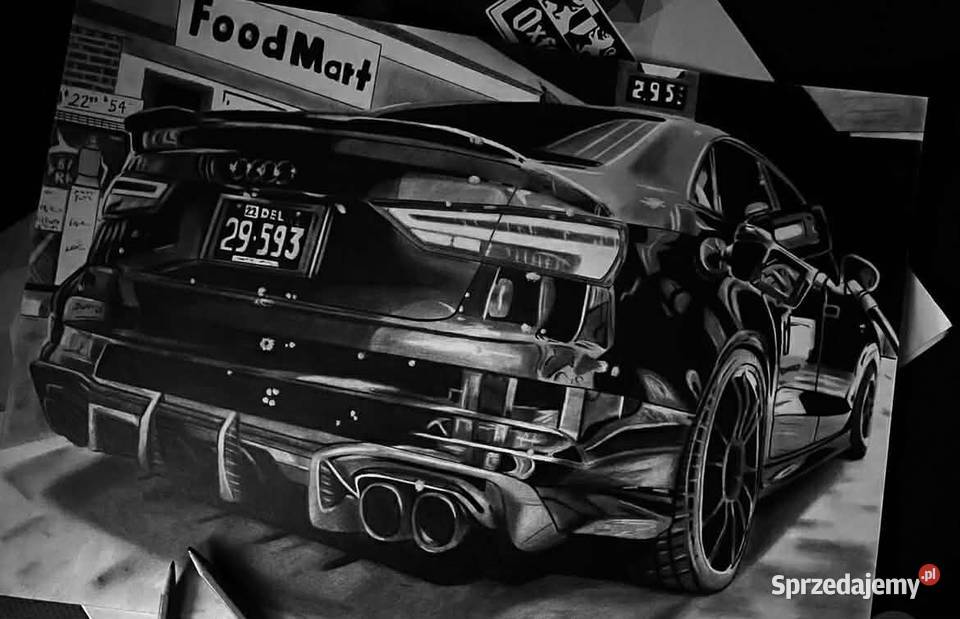 Rysunek samochodu na zamówienie Warszawa