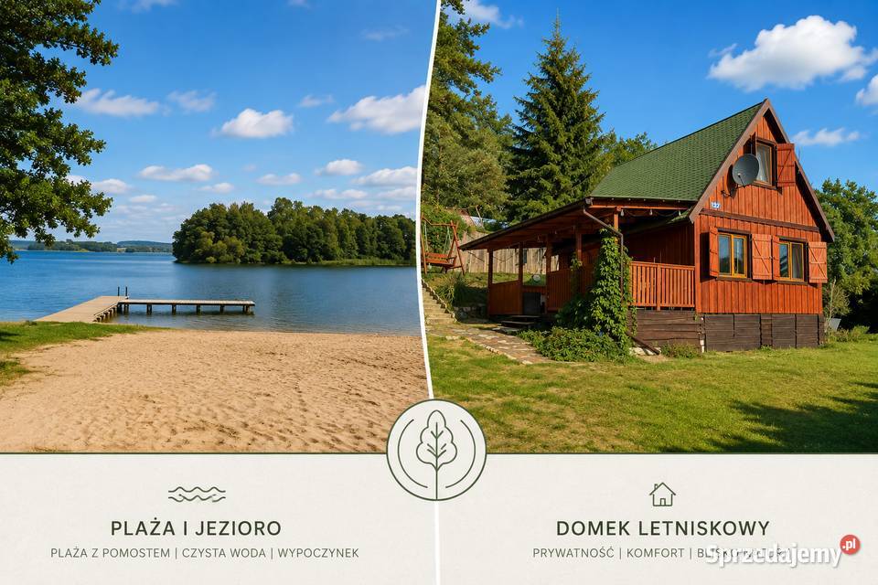 Do wynajęcia domek jeziorem Dadaj Mazury plaży