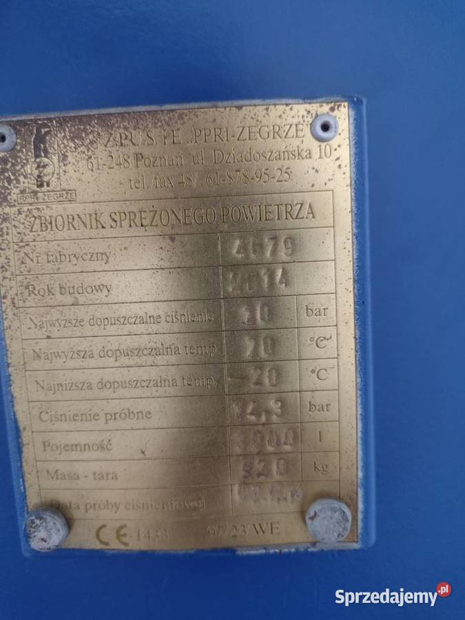 Zbiornik ciśnieniowy Racibórz