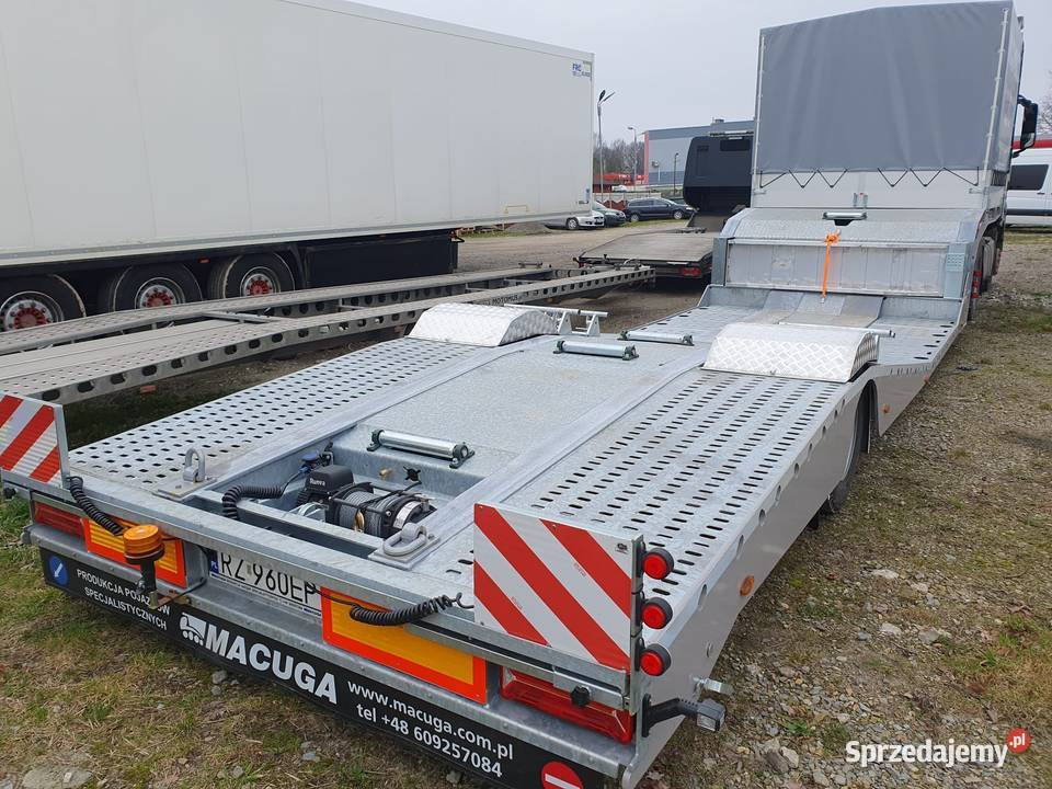 MACUGA NACZEPA NISKOPODWOZIOWA LAWETA LADOWNOSC Tarnobrzeg