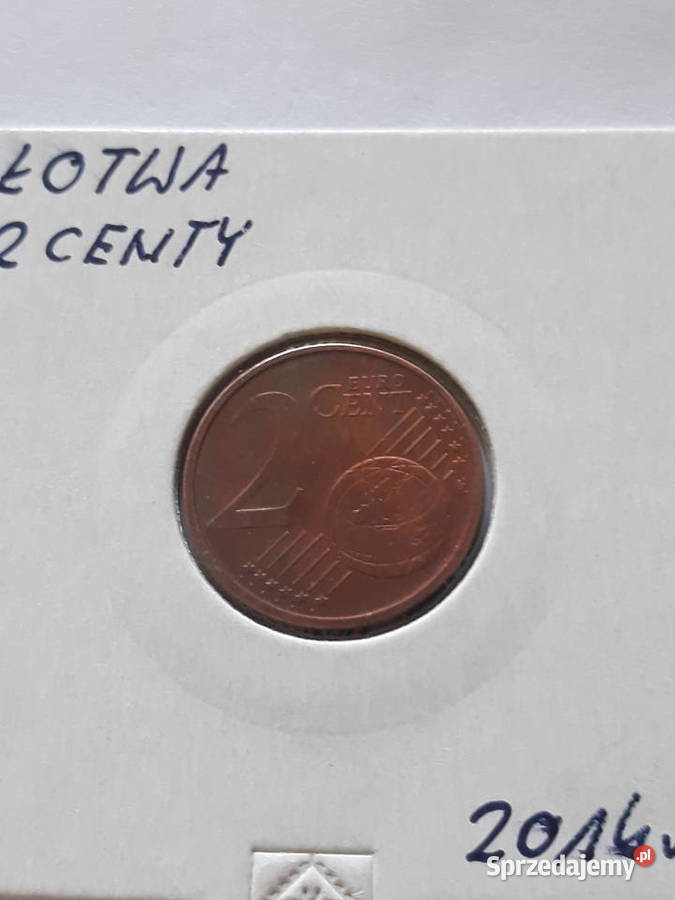 2 Eurocenty Łotwa 2014 r Konin