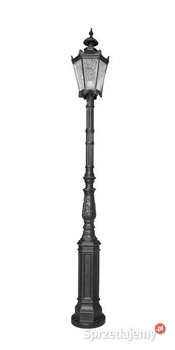 lampa żeliwna oświetlenie żeliwna ogród H360 warmińsko-mazurskie Gołdap