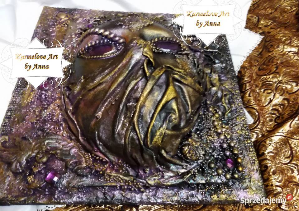 Obraz Dekoracja maska ozdoba rękodzieło prezent mazowieckie Warszawa