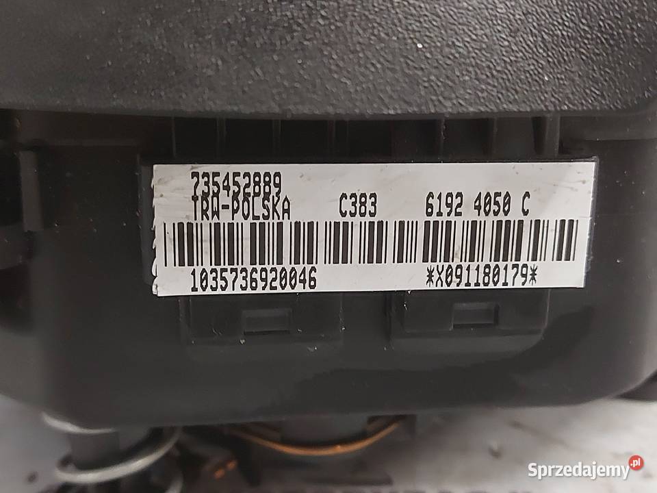 FIAT 500 09r AIRBAG poduszka kierowcy 735452889 Kielce