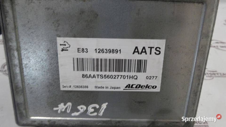 OPEL INSIGNIA 10r moduł sterownik silnika osobowe