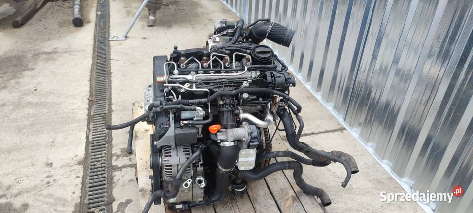 SILNIK KOMPLETNY AUDI VW SEAT SKODA 16 TDI CAYC Przystajń sprzedam