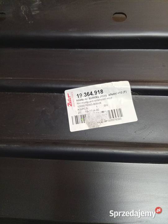 Przedłużenie blotnika prawy Forterra Kabina i karoseria mazowieckie Płock