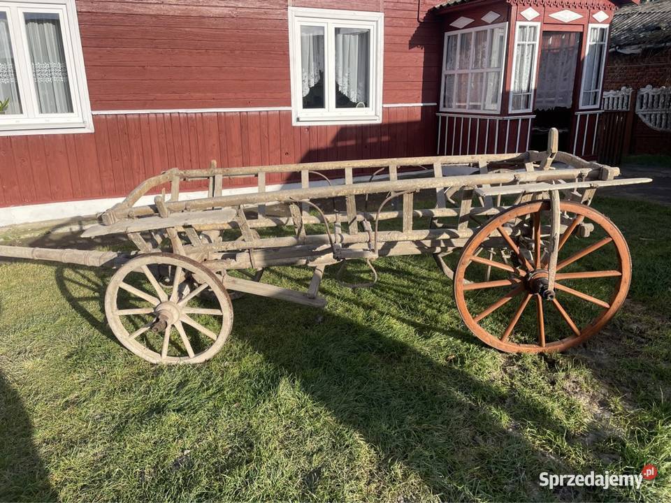Wóz drewniany konny