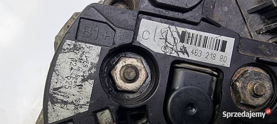 ALTERNATOR PEUGEOT 307 9646321880 Lipno