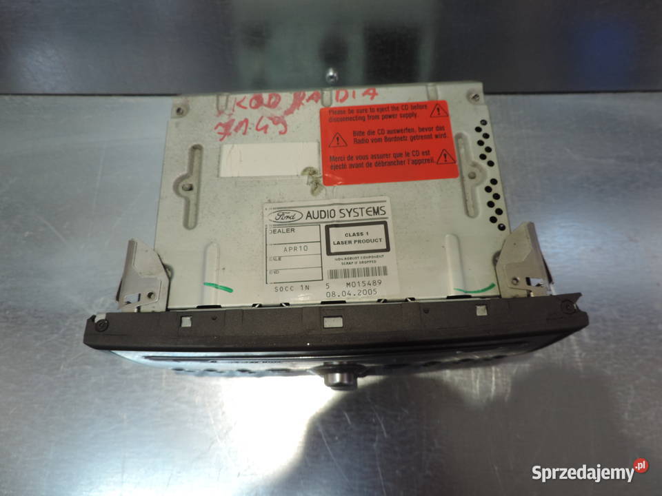 RADIO FABRYCZNE FORD FOCUS MK2 4M5T18C815BE Nowy Sącz
