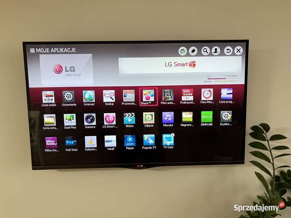 TV LG 42LA690SZB do filmów 3D i gierek 3D Stan Warszawa sprzedam
