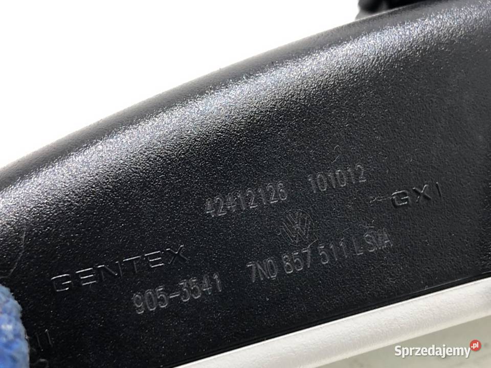 LUSTERKO WEWNĘTRZNE VW GOLF VII 7N0857511L Motoryzacja