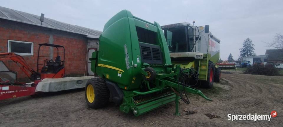 Prasa John Deere 864 Maxi Cut siatkasznurekRotor Łobżenica