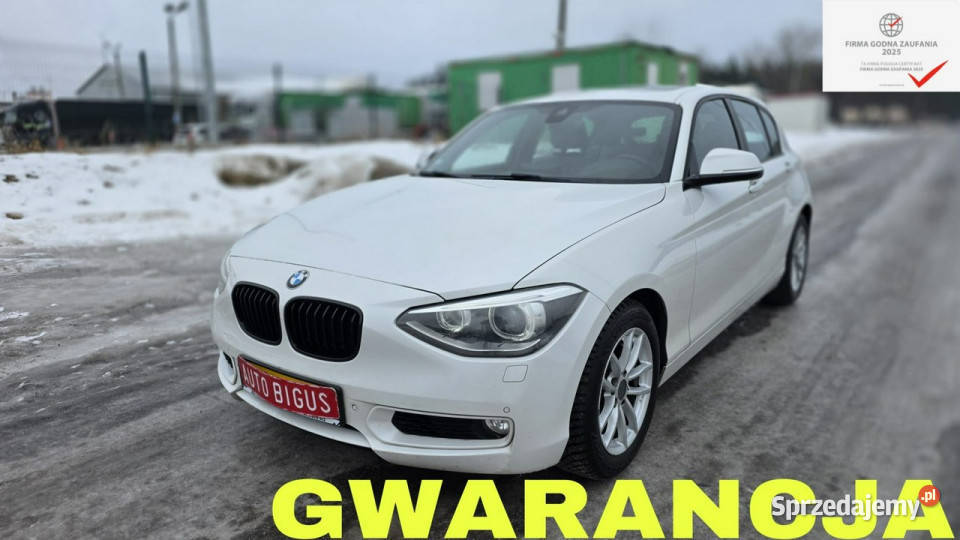 BMW 118 climatronic biała perła bixsenon duza ABS Lębork