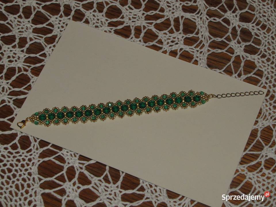 Bransoletka koralikowa rękodzieło podkarpackie Pruchnik sprzedam