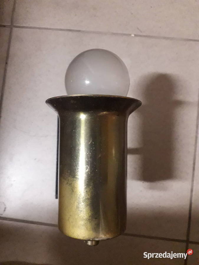 Kinkiety mosiężne art deco prl mazowieckie Warszawa