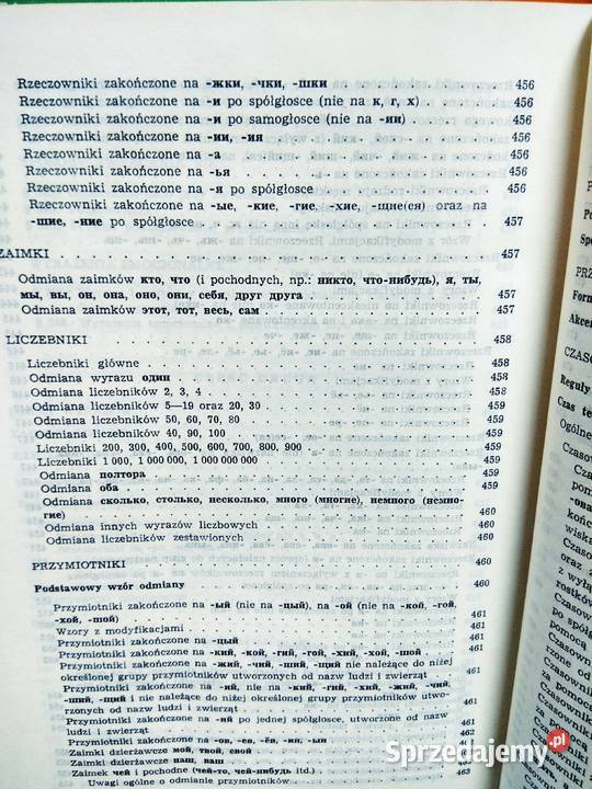 Gramatyka rosyjska antykwariat szkolny książki Warszawa sprzedam