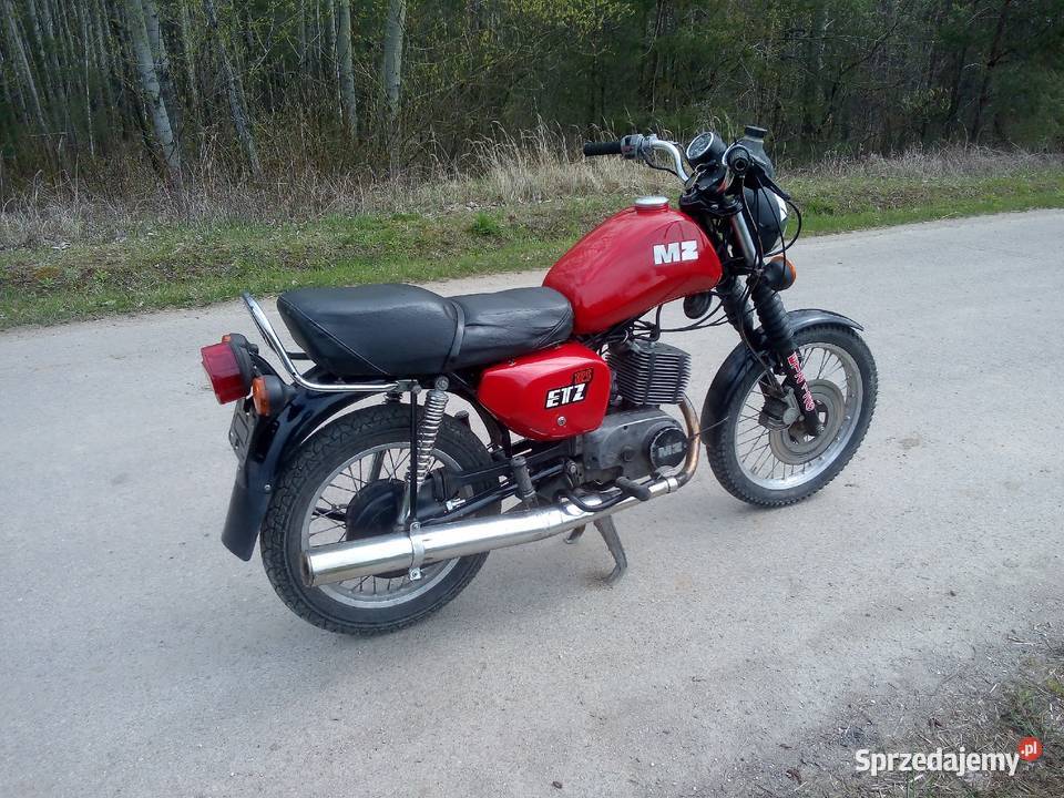 MZ ETZ 125 kat B 1988r czerwony podkarpackie Mielec