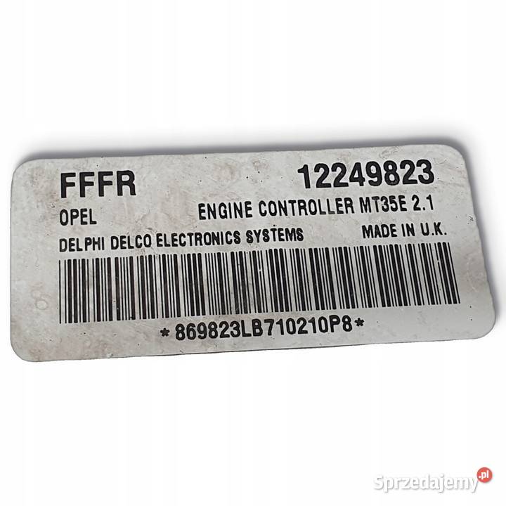 STEROWNIK SILNIKA Opel Meriva A 16 16V komputer Chełm