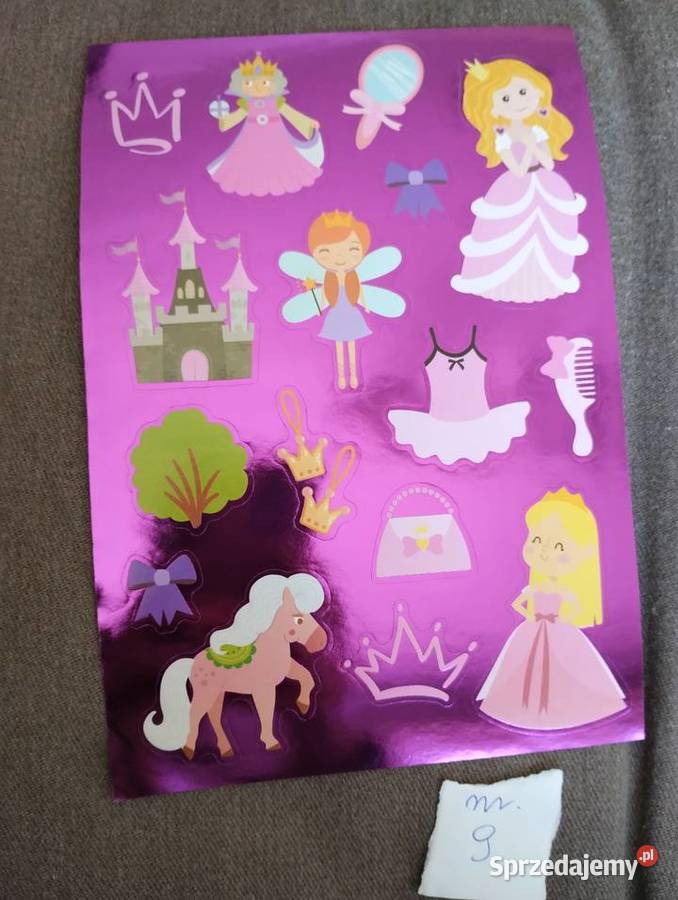 Naklejki ksiezniczki Siemiatycze sprzedam