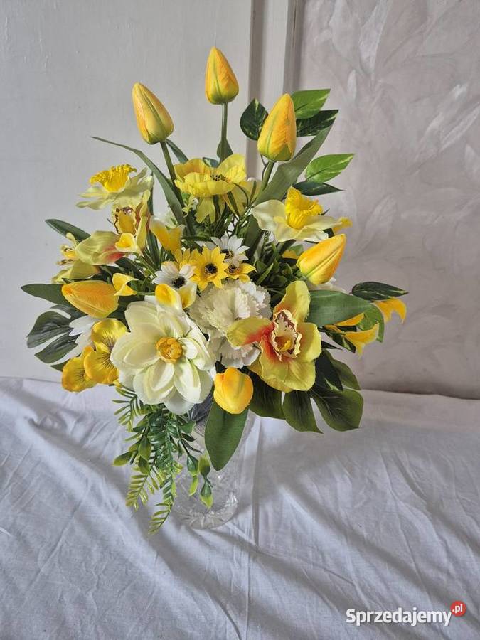 Dekoracja nagrobna stroik kompozycja na cmentarz wielkopolskie Pleszew