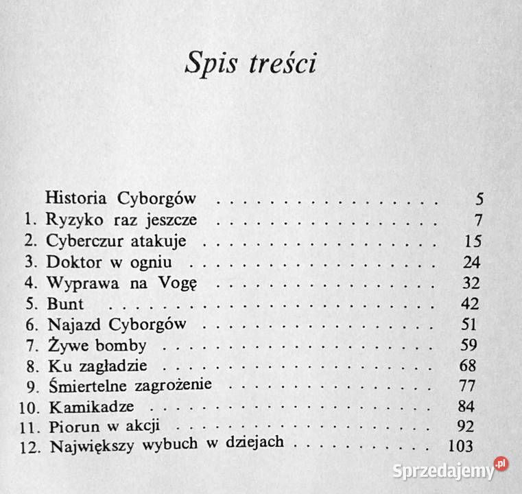 Zemsta cyborgów Terrance Dicks Chełm