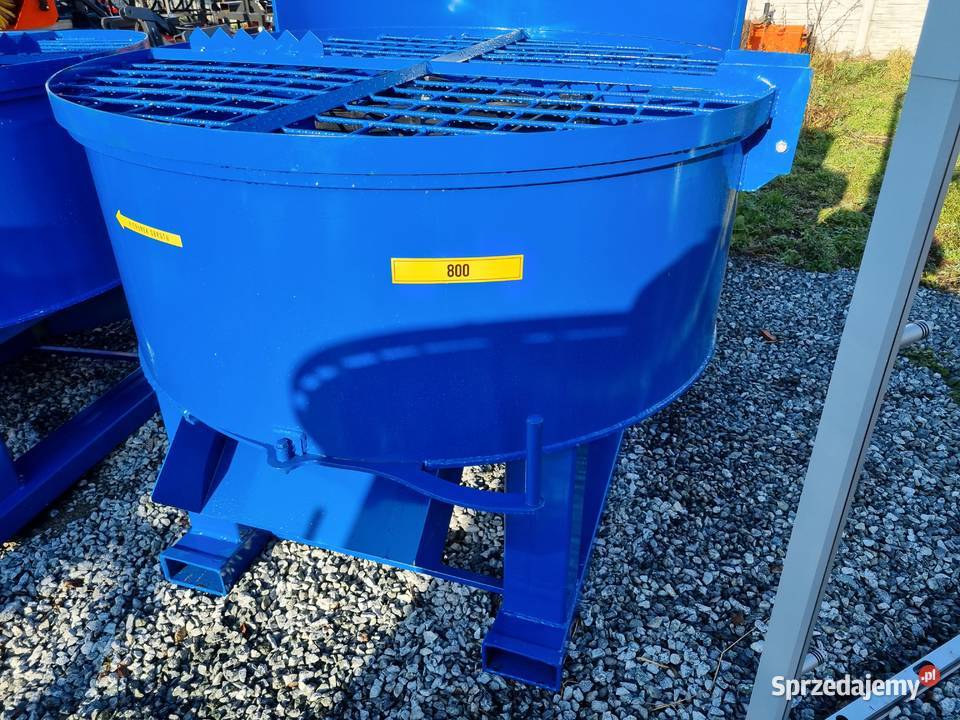 Betoniarka hydrauliczna okrągła 800Lproducent nieuszkodzony Poręba