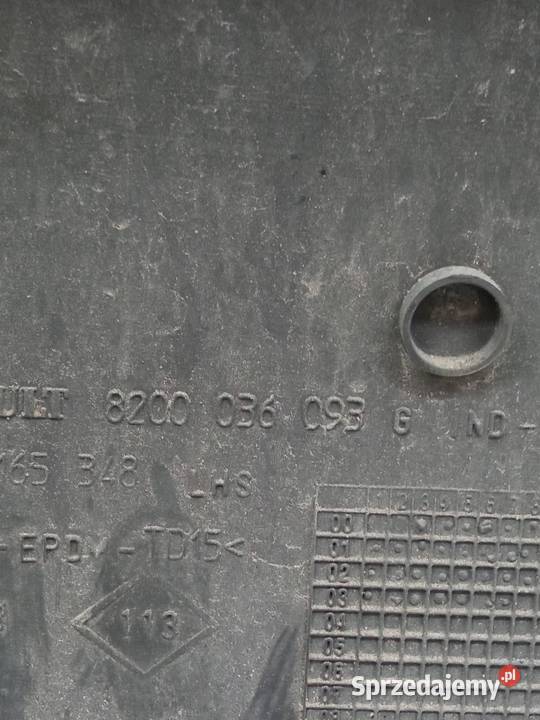 LISTWA DRZWI BOCZNA LEWA VIVARO B 8200036093 osobowe