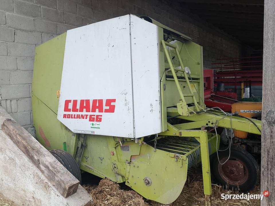 Prasa rolującą belująca bele Claas Rollant 66 Puszcza Mariańska
