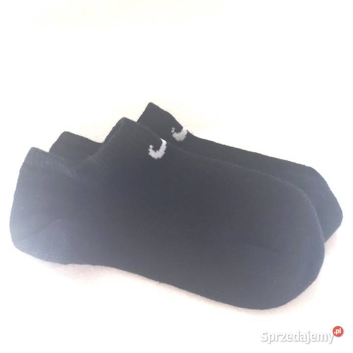 Skarpetki czarne Niskie sportowe r 3538 Nike czarny Białystok